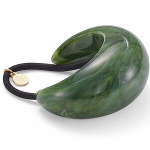 Lelet NY large marble jade hair piece.